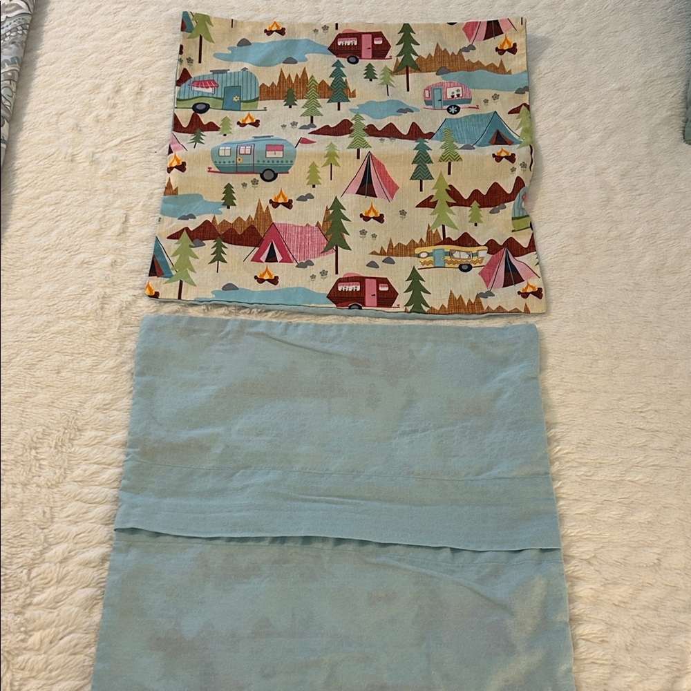 Camping Themed Pillow covers